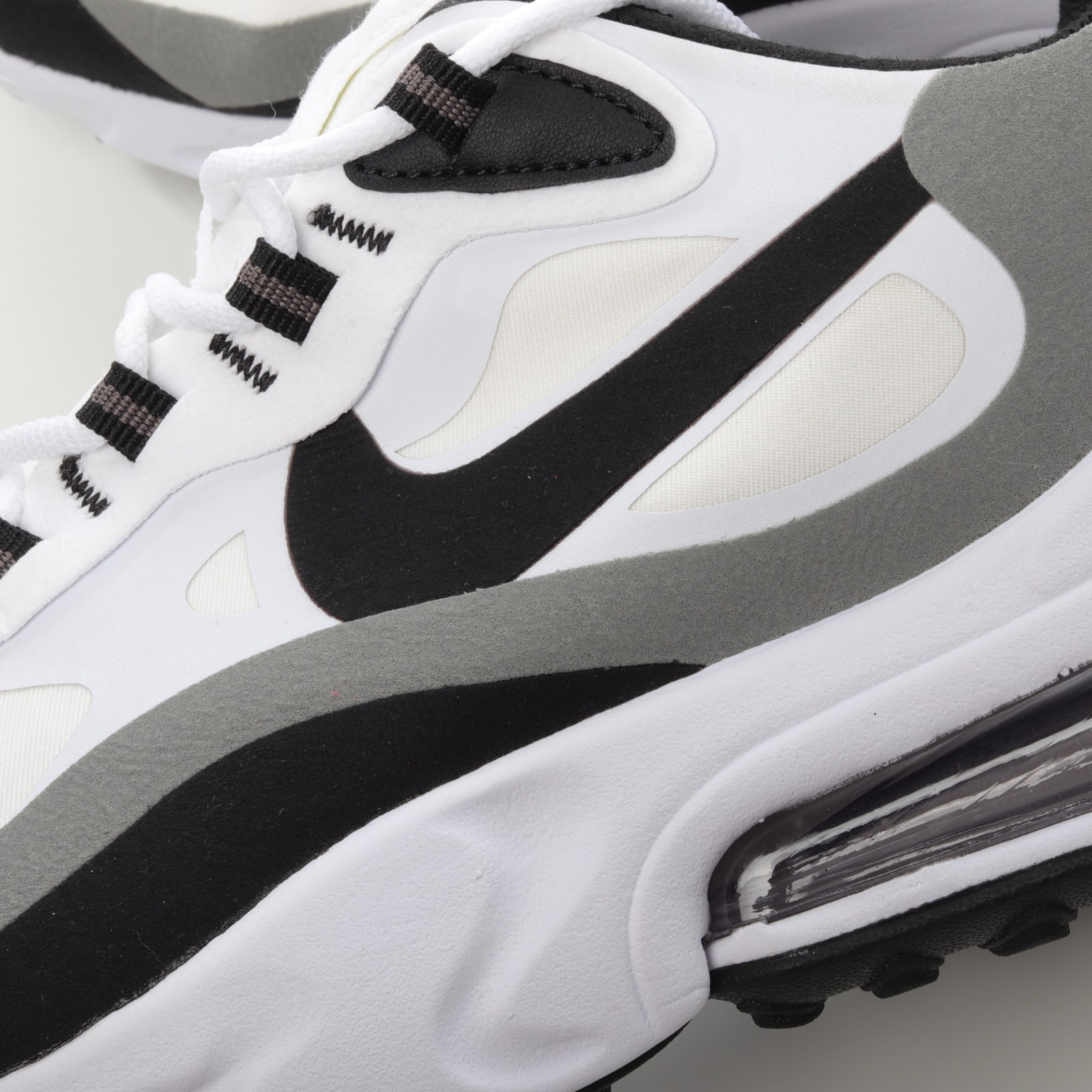 Buy Nike Air Max 270 React White Black Metallic Pewter Exclusive Deals And Offers Admin Gahar Gov Eg