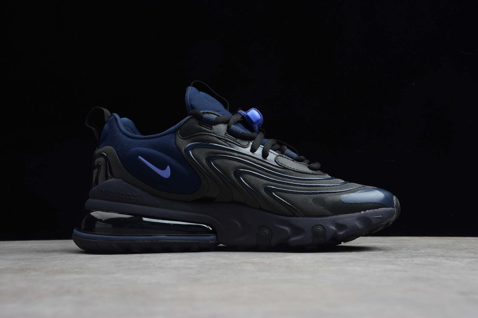 Nike Air Max 270 React Eng Black Sapphire Blue Casual Running Shoes Cd0113 001 Reactrun Nike Air Max 270 React Eng Black Sapphire Blue Casual Running Shoes Cd0113 001 Reactrun