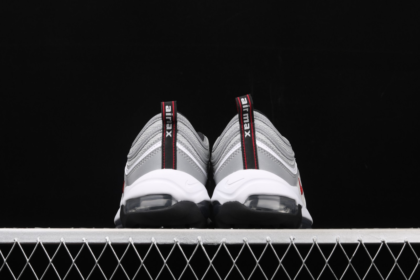 Nike Air Max 97 Golf Silver Bullet Metallic Silver Varsity Red Ci7538 001 Reactrun