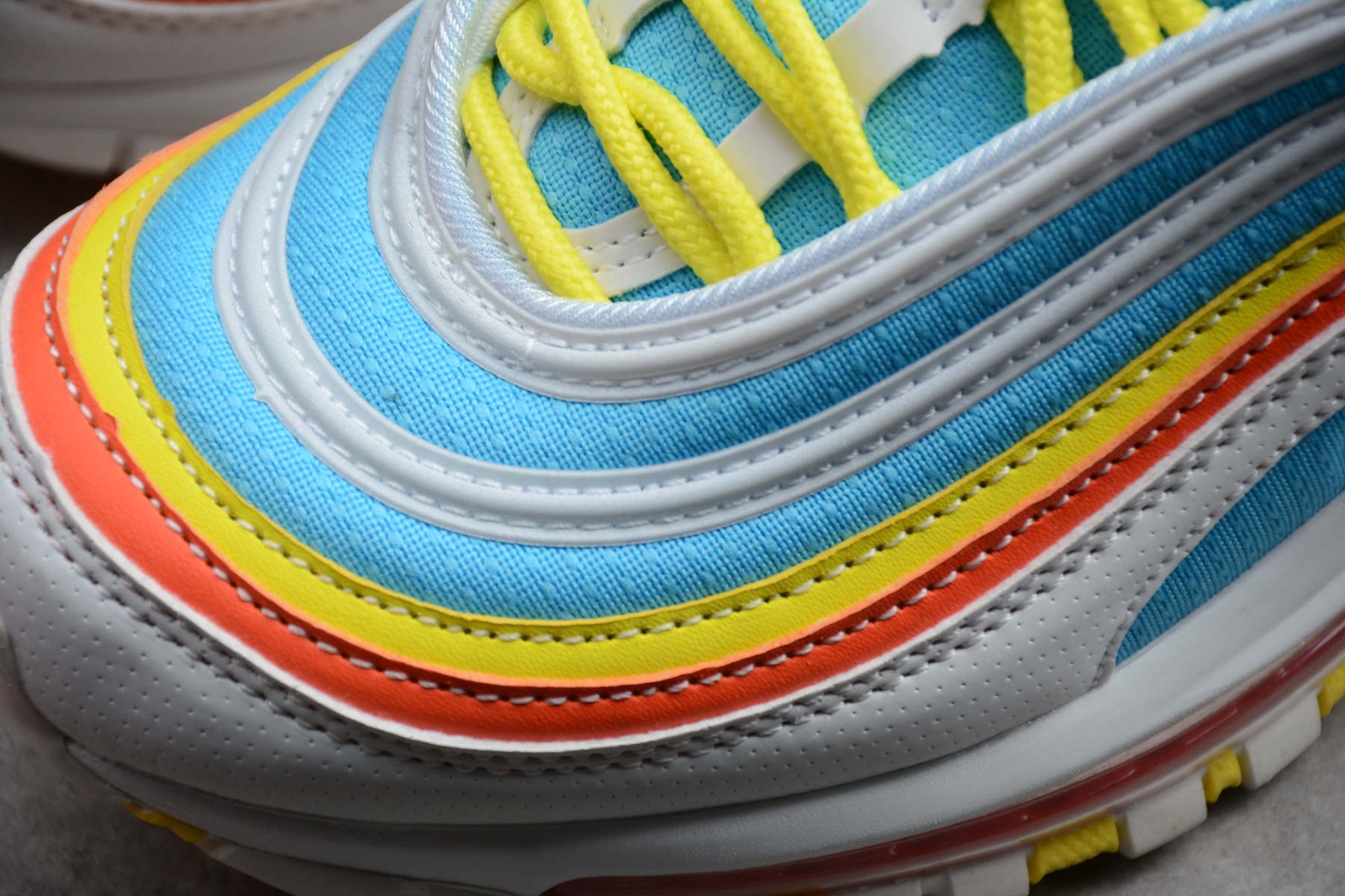 nike air max 97 blue fury/white/team orange