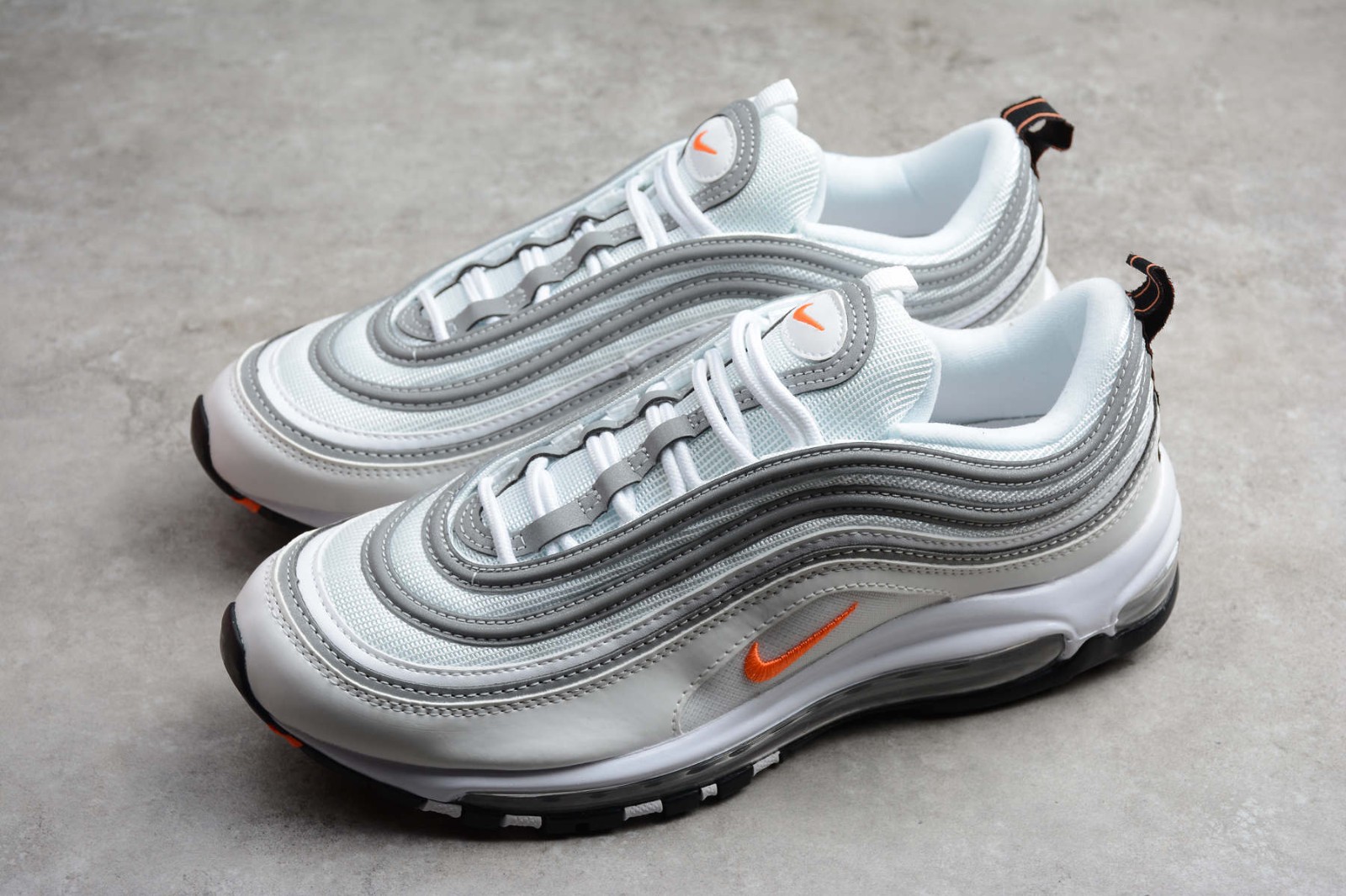 nike air max 97 white/cone-metallic silver