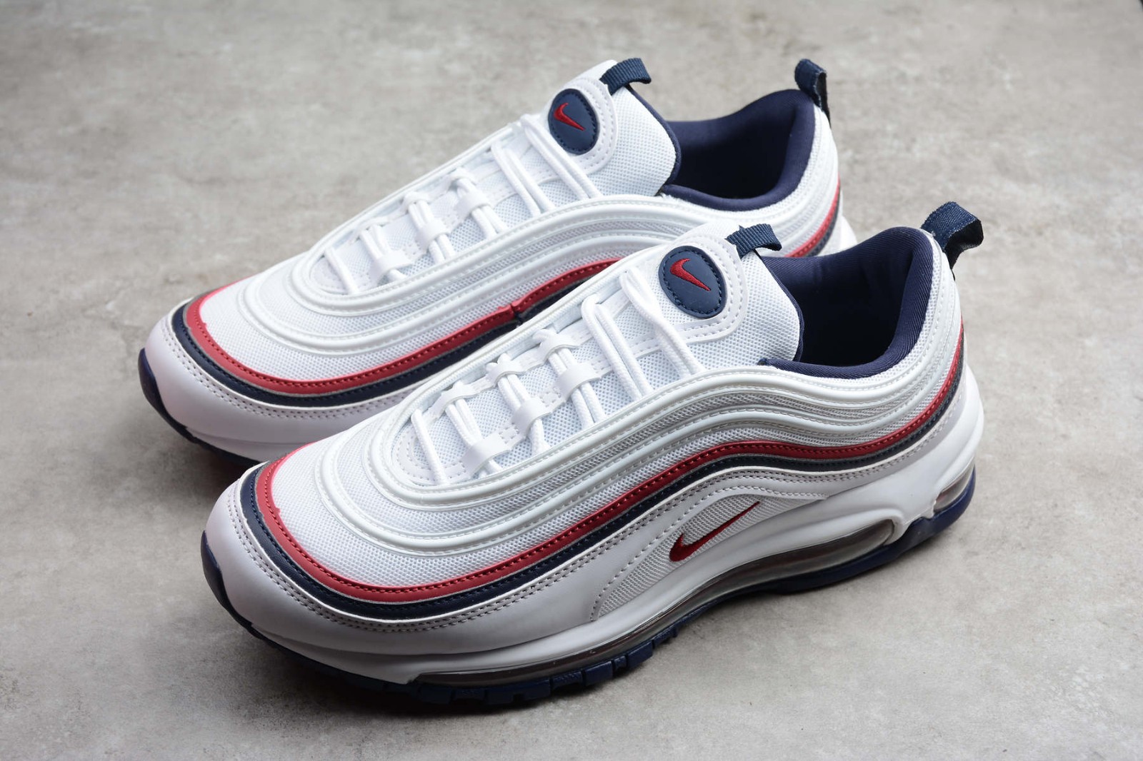 air max 97 white and red crush