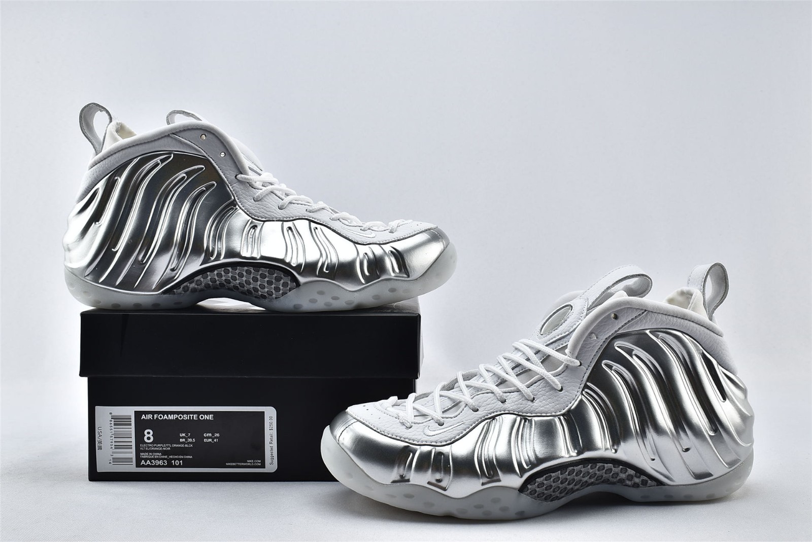 blue chrome foamposite