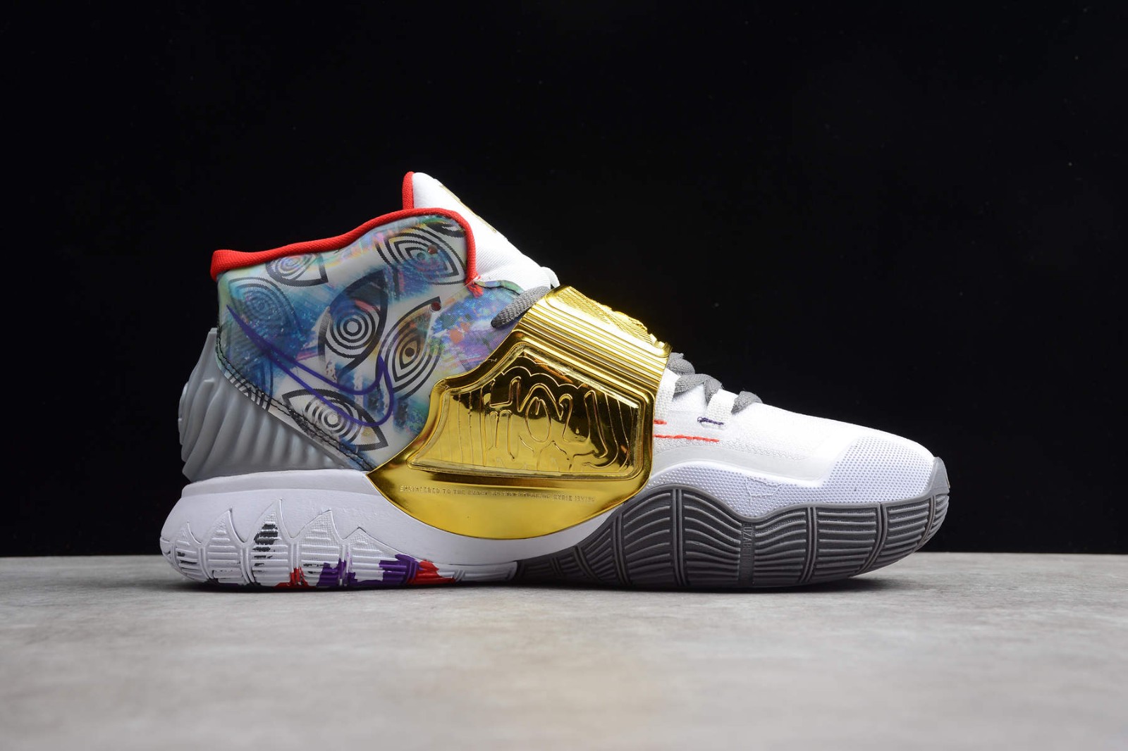 kyrie 6 purple and gold