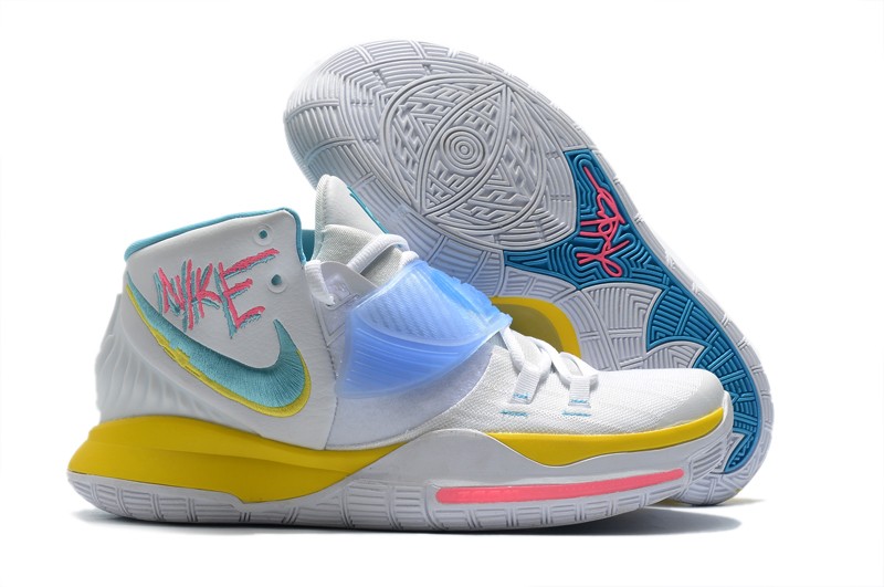kyrie 6 white blue fury