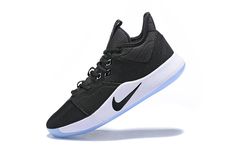 Nike PG 3 Black White Paul George Basketball Shoes For ...