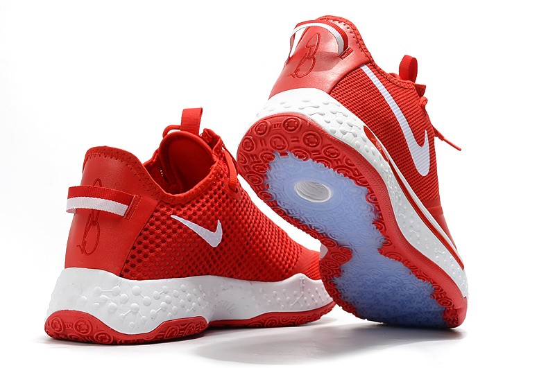 Nike PG 4 IV EP University Red White Paul George ...