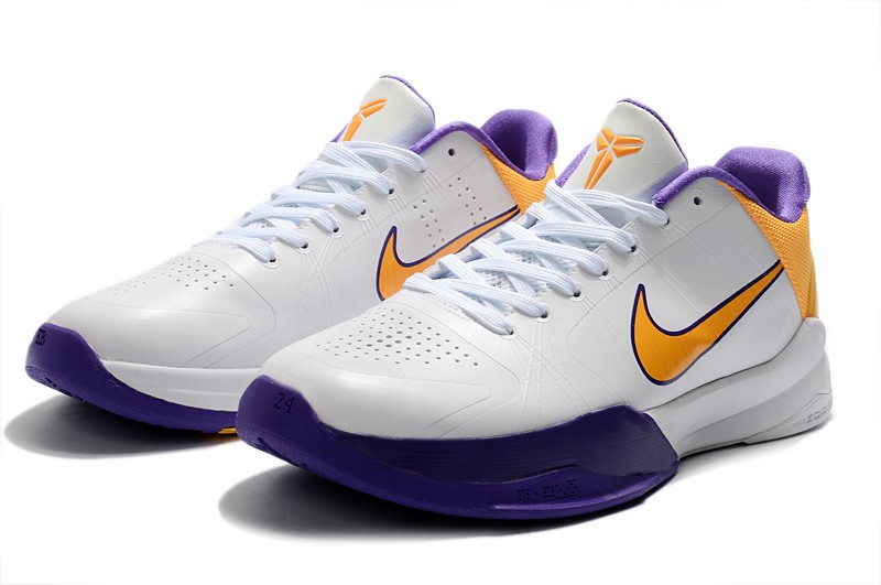 nike purple and yellow basketball shoes