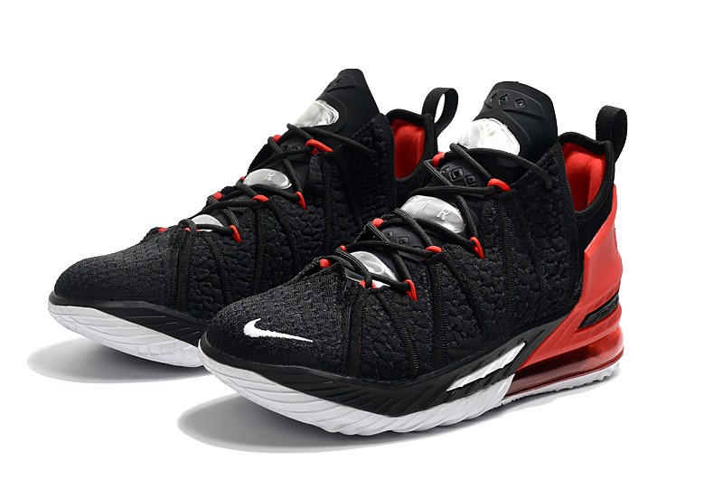 lebron 18 red black