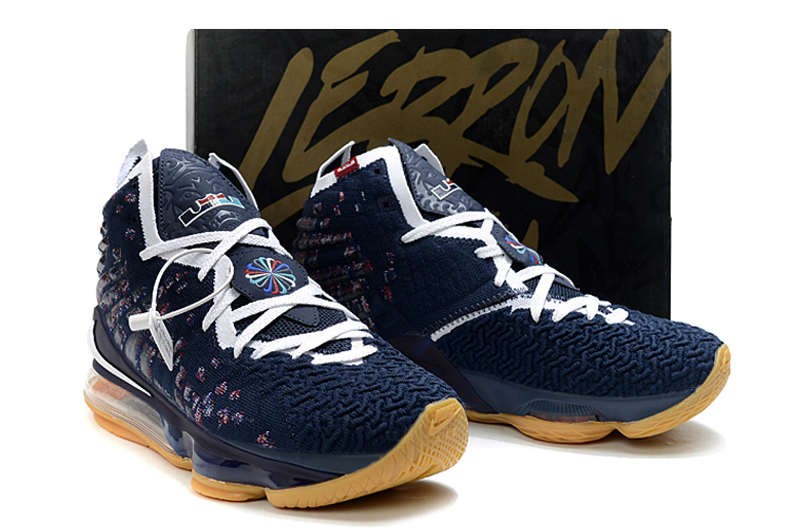 Nike Zoom Lebron XVII 17 College Navy Blue White King ...