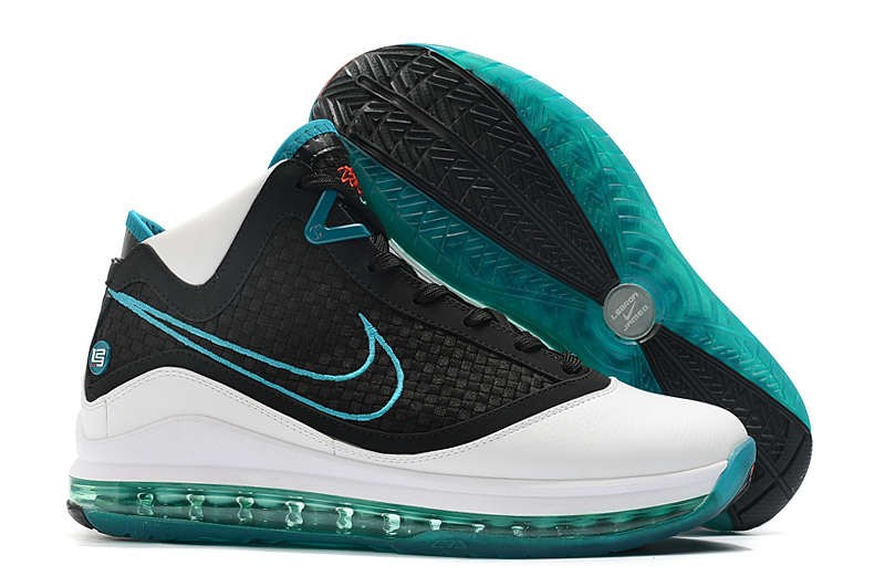 Nike Zoom Lebron VII 7 Retro QS Red Carpet White James ...