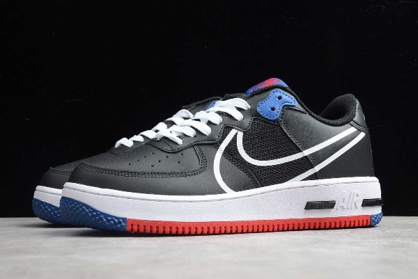 nike air force 1 black gym blue