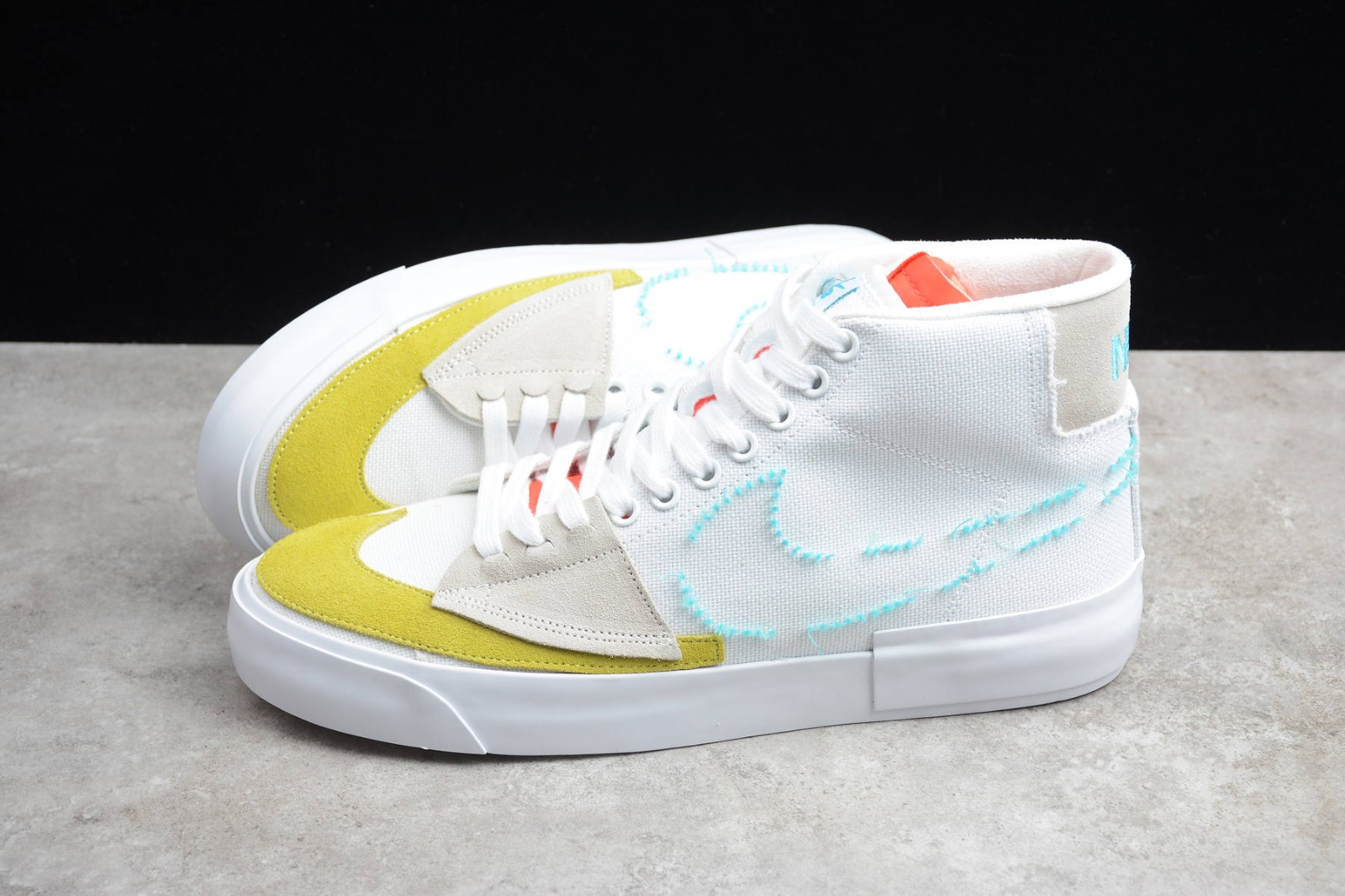 Nike Sb Zoom Blazer Mid Edge Summit White Oracle Aqua Shoes Ci33 101 Reactrun