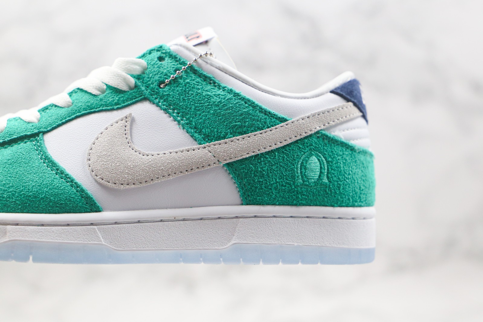 Kasina x Nike Dunk Low Road Sign Neptune Green Shoes - ReactRun